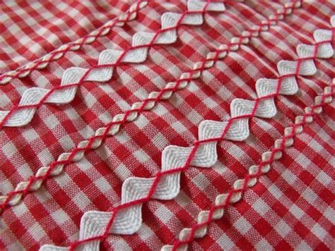 gingham embroidery