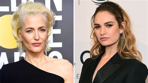 gillian anderson and lily james to star in all about eve