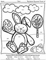Easter Color Numbers Coloring Pages Math Kids Bestcoloringpagesforkids Worksheets Kindergarten Bunny Printable Grade Printables Sheets Colouring Spring Activities Maths First sketch template
