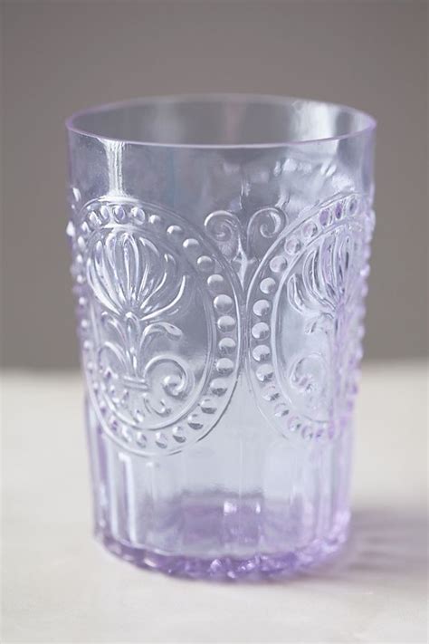 fleur de lys tumbler glassware drinking glassware fleur de lys