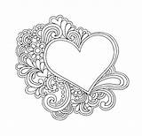 Doodle Coloring Pages Heart Simple Mandala Color Kids Doodles Colouring Bestcoloringpagesforkids Book Printable Books Sheets Visit Choose Board Forrása Cikk sketch template
