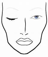 Mac Printable Facechart Ilustración Descubra Tudo Completo Maquiagem Rosto Croqui Maquillaje Noiva Caras sketch template