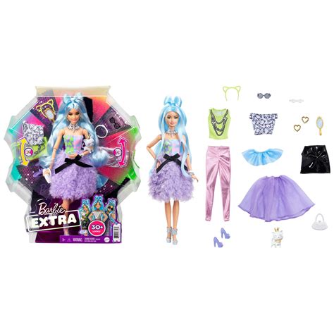 Barbie Extra Doll And Accessories Set With Mix And Match Pieces For 30
