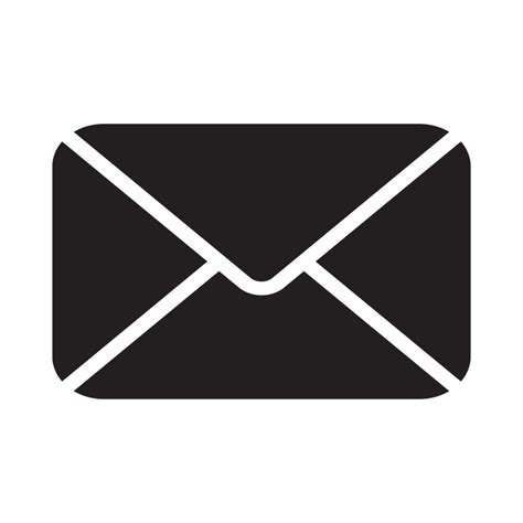 email  mail icon black  png
