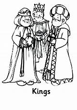 Coloring Pages Three Kings Men Wise Koopa King Getcolorings Color Comments sketch template