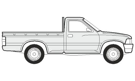 drawn truck pickup truck pencil   color drawn truck pickup truck
