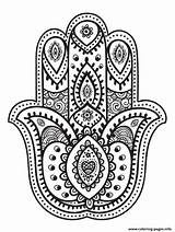 Hand Mandala Coloring Fatma Pages Printable sketch template