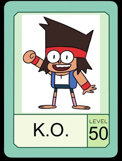 Had To Refine My K O Pow Card Ok K O Let S Be Heroes Amino