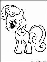 Coloring Sweetie Belle Pages Little Pony Mylittlepony Bell Mlp Fun Popular Printable Getcolorings Choose Board sketch template