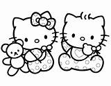 Kitty Hello Angel Pages Coloring Printable Getcolorings Onlin Color sketch template
