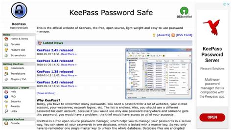 keepass  review password manager choice
