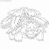 Venusaur Pokemon Xcolorings sketch template