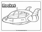 Einsteins Little Coloring Rocket Disney Pages Print Printable Sheets Rocketship sketch template