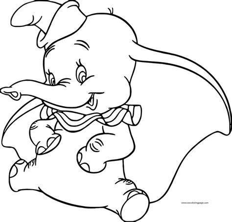 disney dumbo elephant coloring pages wecoloringpagecom