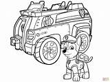 Chase Coloring Car Paw Designlooter Patrol Police sketch template