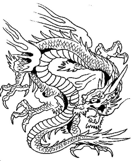 chinese dragon coloring  chinese dragon coloring