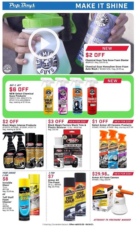 pep boys weekly ad flyer march   april