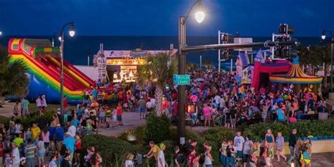 Hot Summer Nights At Plyler Park On The Myrtle Beach Boardwalk July 1