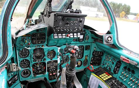 aircraft design   russian cockpit panels painted  turquoise