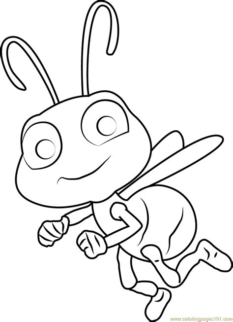 dot  bugs life coloring page  kids   bugs life printable