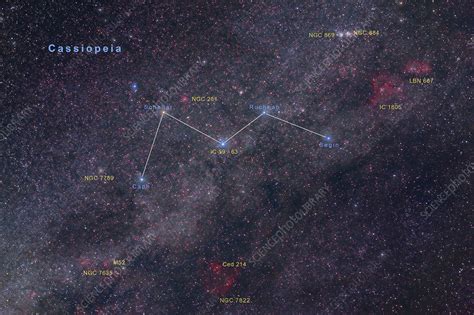 Cassiopeia Stock Image C007 7998 Science Photo Library
