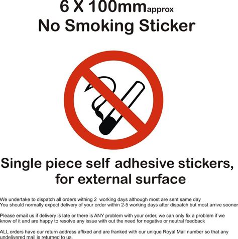 smoking sticker mm   warning sign safety smoke  vinyl decal