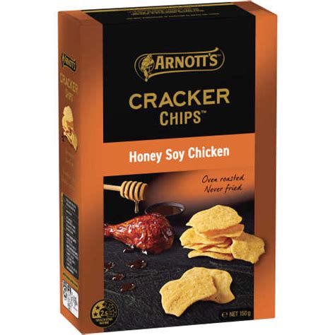 buy arnotts cracker chips honey soy chicken    countdownconz
