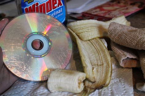 clean scratched cd dvd  banana amazing trick  techniques