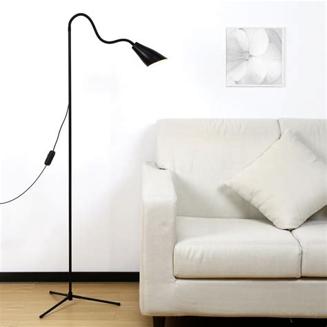 led floor lamp modern standing light dimmable adjustable task lighting  bedroom reading