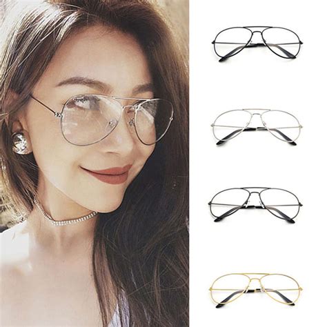 Vintage Unisex Eyeglasses Frames Clear Lens Glasses Retro Reading Glass
