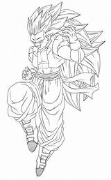 Gotenks Ssj3 Adult Ball Dragon Drawing Coloring Deviantart Drawings Dbz Goku Lineart Pages Dibujos Choose Board sketch template