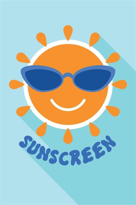 sunscreen logo flat style  vector art  vecteezy