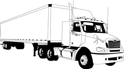 tractor trailer clipart   cliparts  images