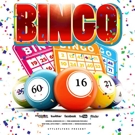 bingo flyer template