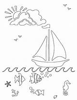 Sailboats Boats sketch template