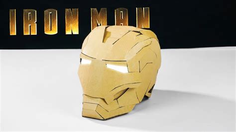 iron man helmet amazing diy cardboard toy youtube