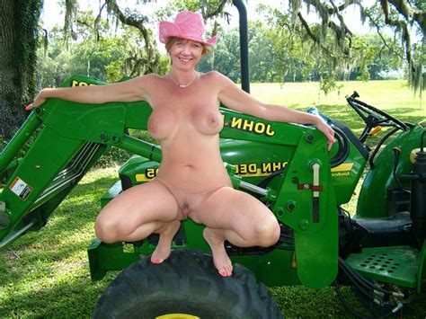 mature wifey displaying on a farm zb porn