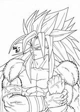 Goku Ssj5 Bk Lineart Ssj Lasimagenesdegoku Vegeta Fases sketch template