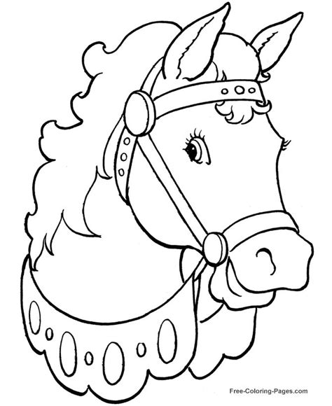 printable horse coloring pages  horse coloring books horse