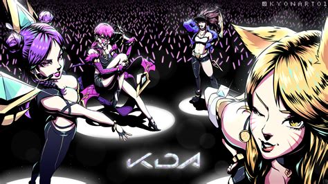 Free Download League Of Legends Kda Skins Hd Wallpaper By