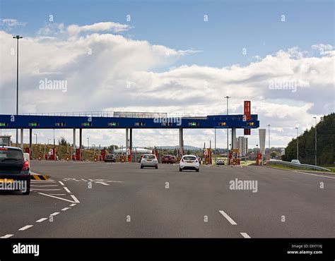 road toll gate stock photo royalty  image  alamy