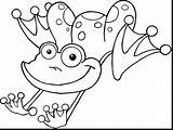 Frog Frosch Konabeun Jumping Ausmalbild Designlooter Preschoolers K5 sketch template