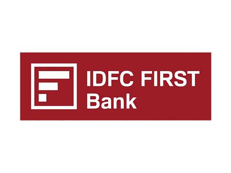idfc  bank logo banner transparent png stickpng