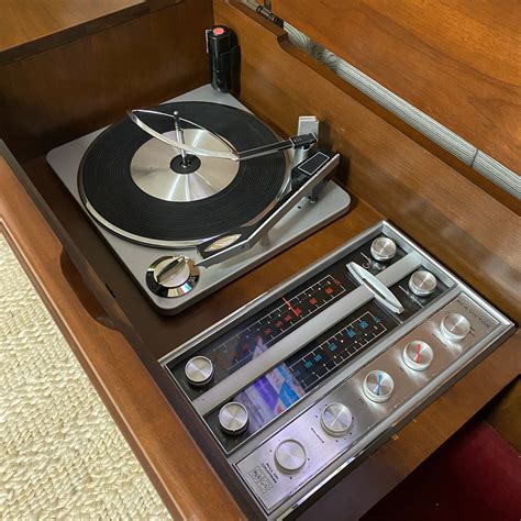 rca  vista victrola vintage stereo console record player  vintedge