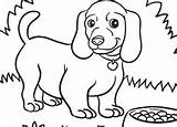 Dog Coloring Puppy Weiner Pages Printable Printables Worksheets Education Worksheet sketch template