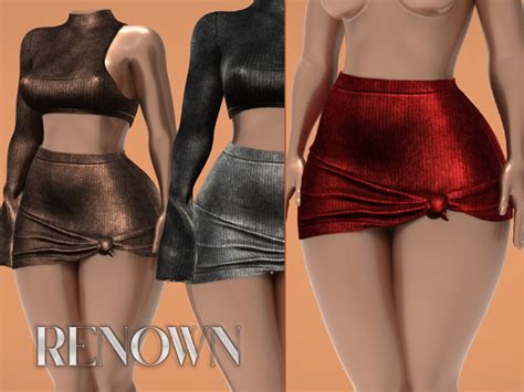 second life marketplace renown bree skirt [red]