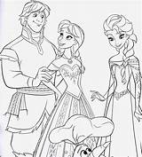 Frozen Coloring Pages Printable Characters Sheets Anna Print Disney Color Princess Hans Movie Sheet Elsa sketch template