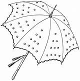 Umbrella Coloring Clipart Parasols Pages Vintage Clip Printable Sketch Domain Public Baby Parasol Olddesignshop Flower Cliparts Pretty Shower Clipground Visit sketch template