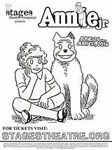 Annie Coloring Pages Orphan Kids Little Printable sketch template