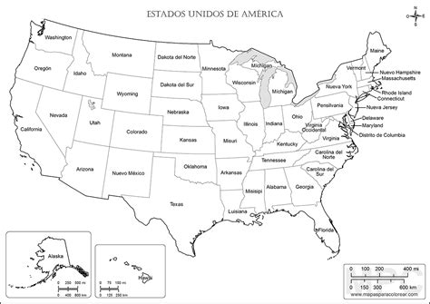 informacion  imagenes  mapas de estados unidos politico fisico   colorear